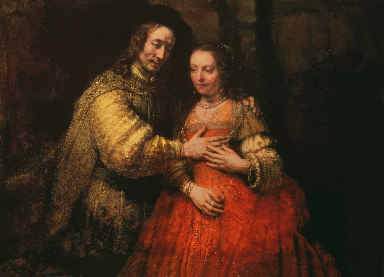 Izaak i Rebeka autorstwa Rembrandt van Rijn