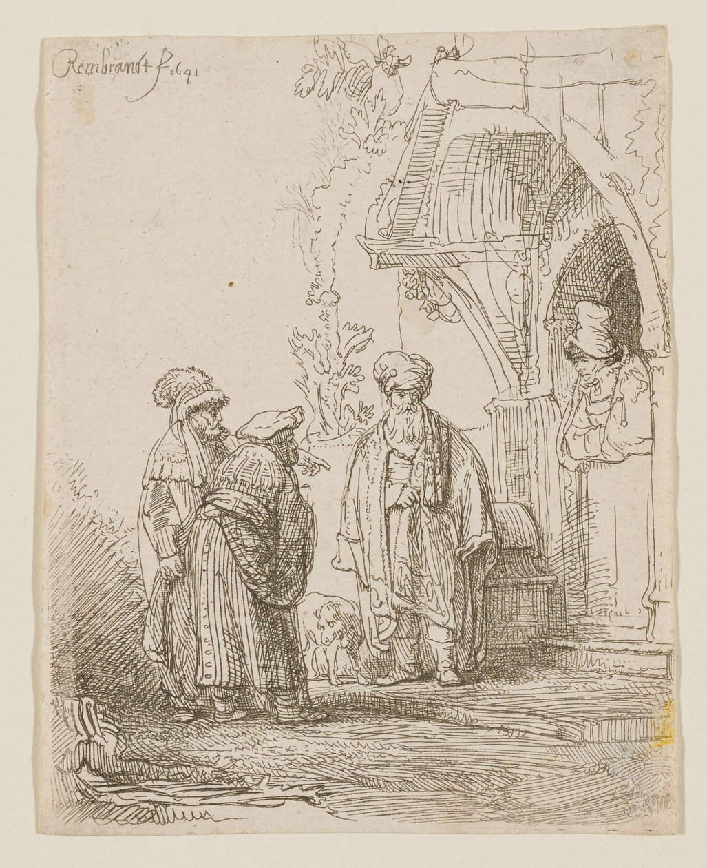 Jakub i Laban autorstwa Rembrandt van Rijn
