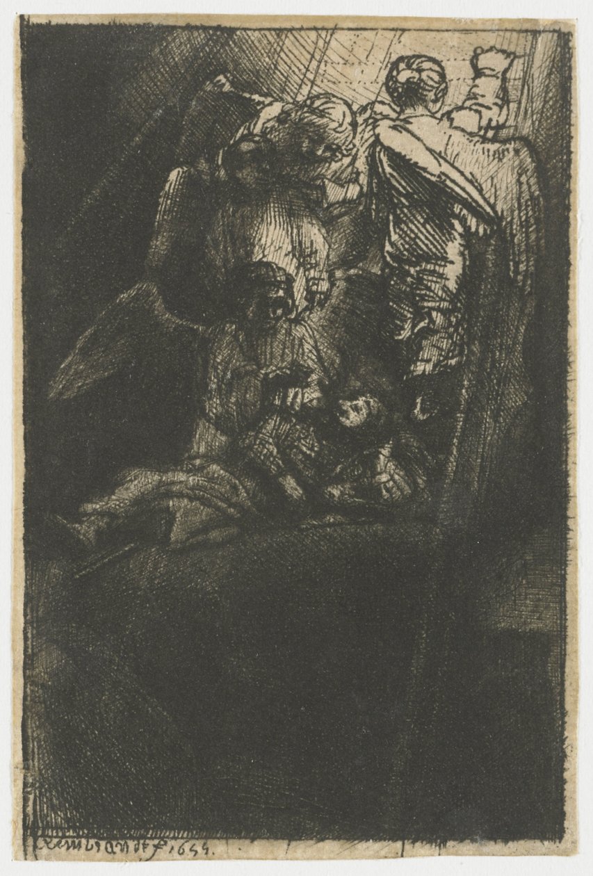 Drabina Jakuba autorstwa Rembrandt van Rijn