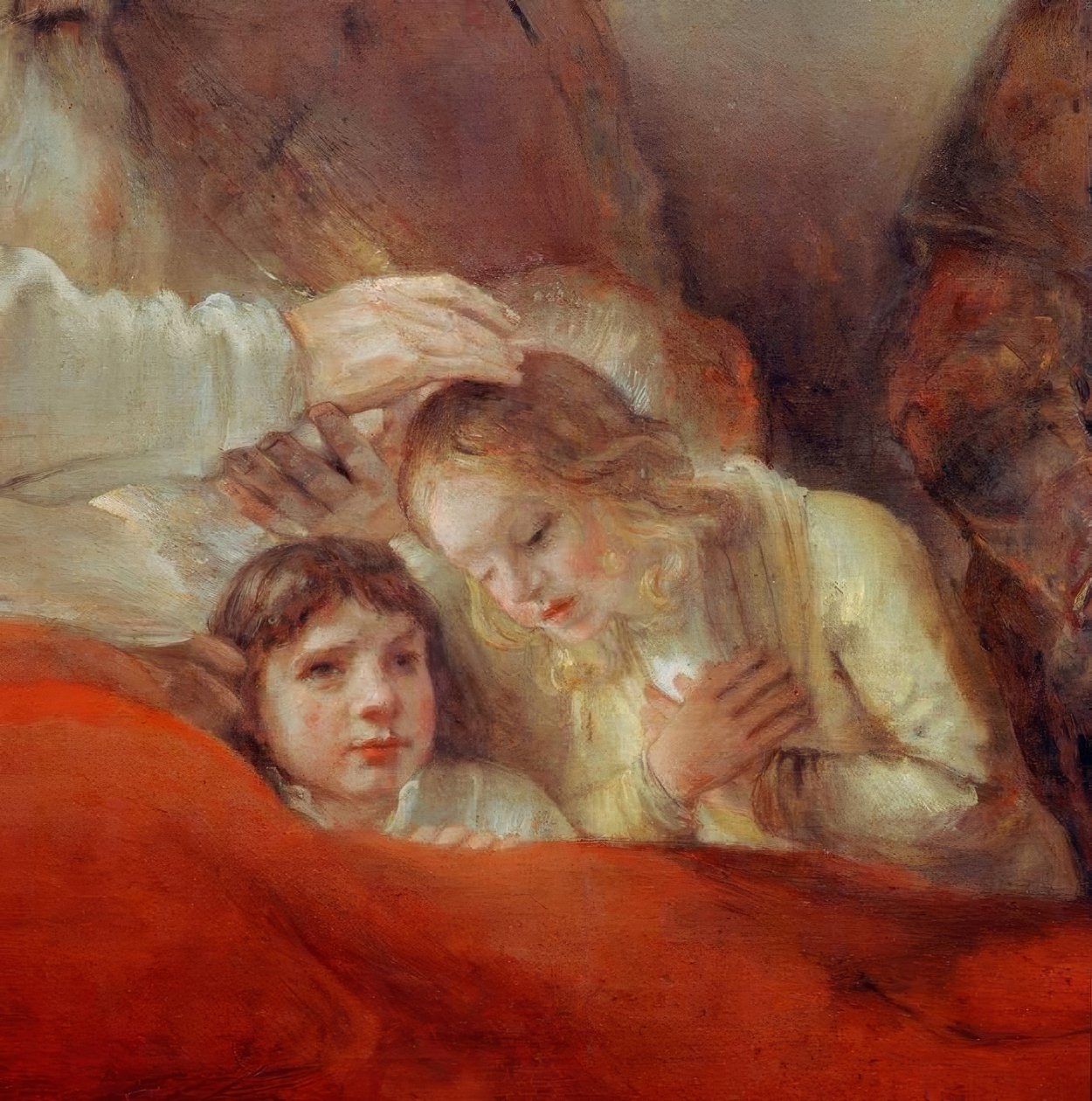 Błogosławieństwo Jakuba autorstwa Rembrandt van Rijn