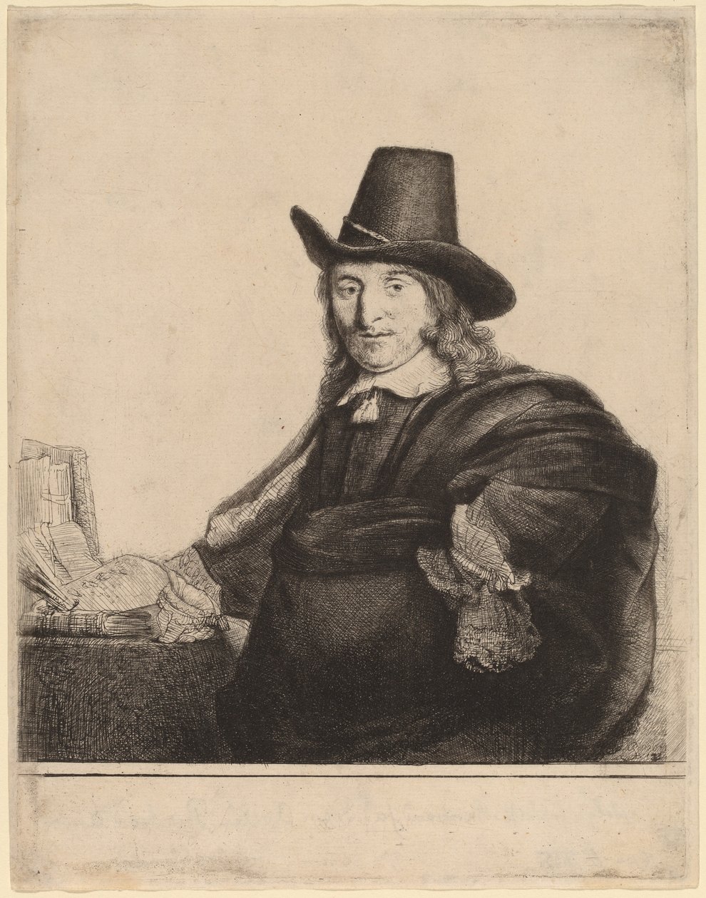 Jan Asselijn autorstwa Rembrandt van Rijn