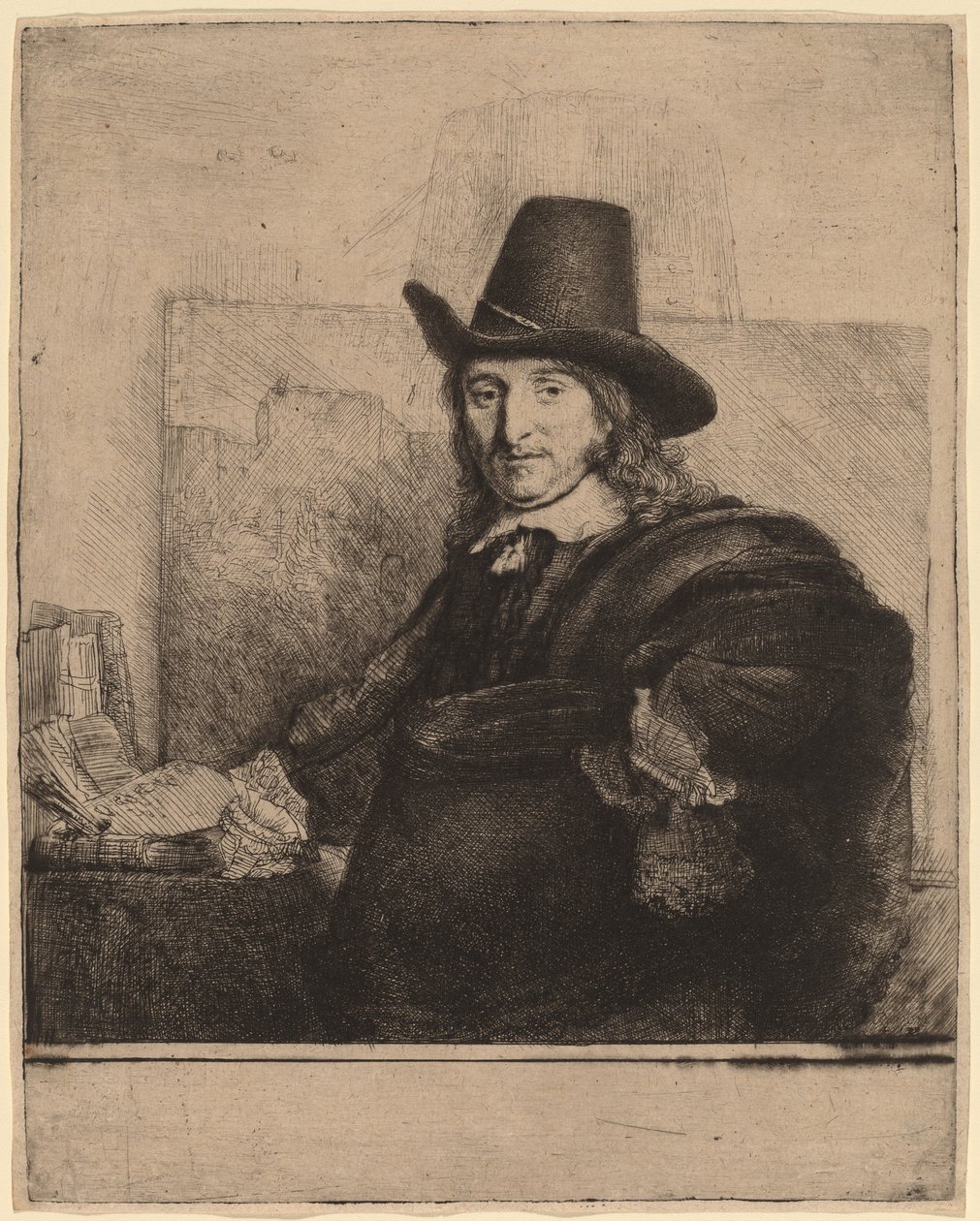 Jan Asselijn autorstwa Rembrandt van Rijn