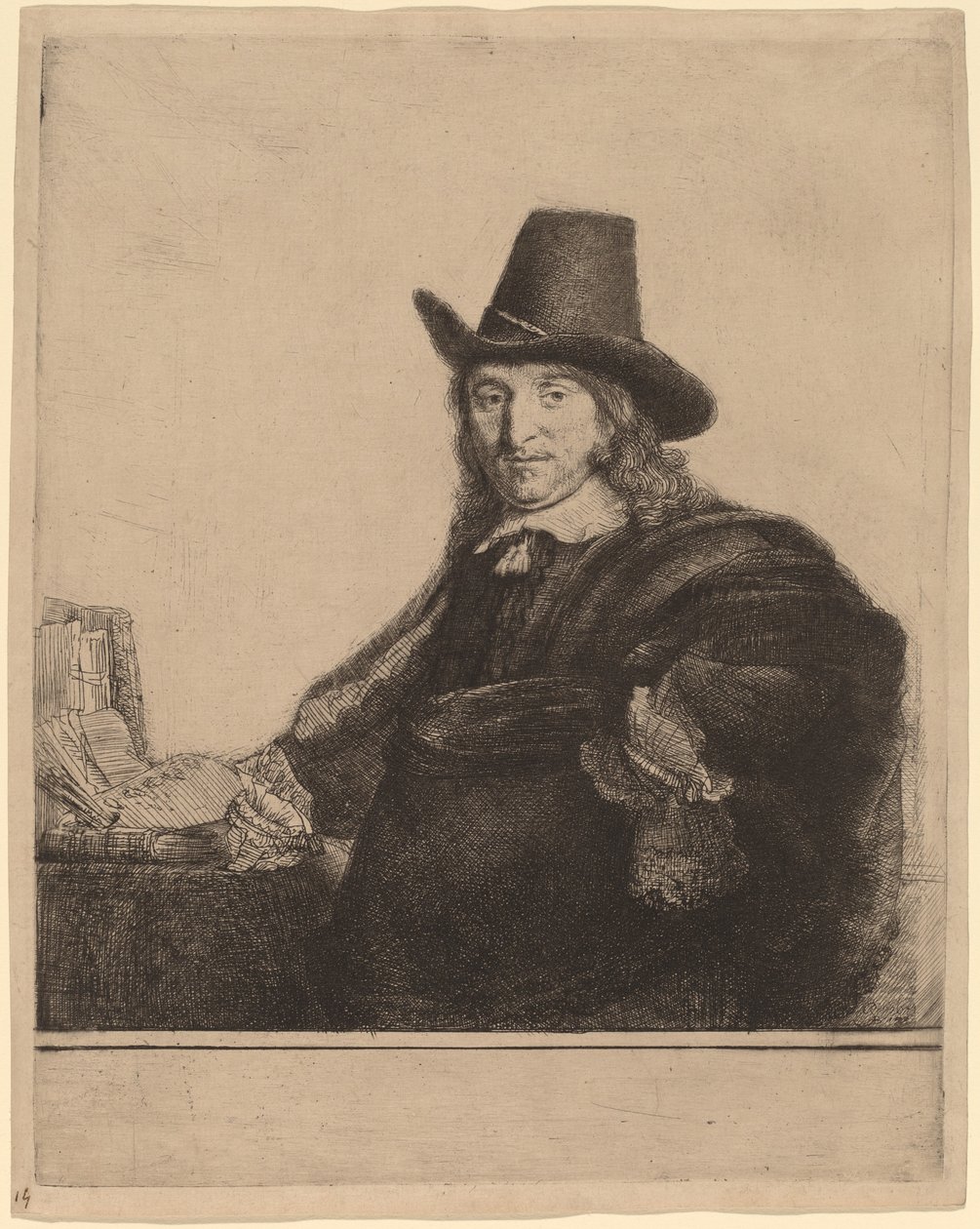 Jan Asselijn autorstwa Rembrandt van Rijn
