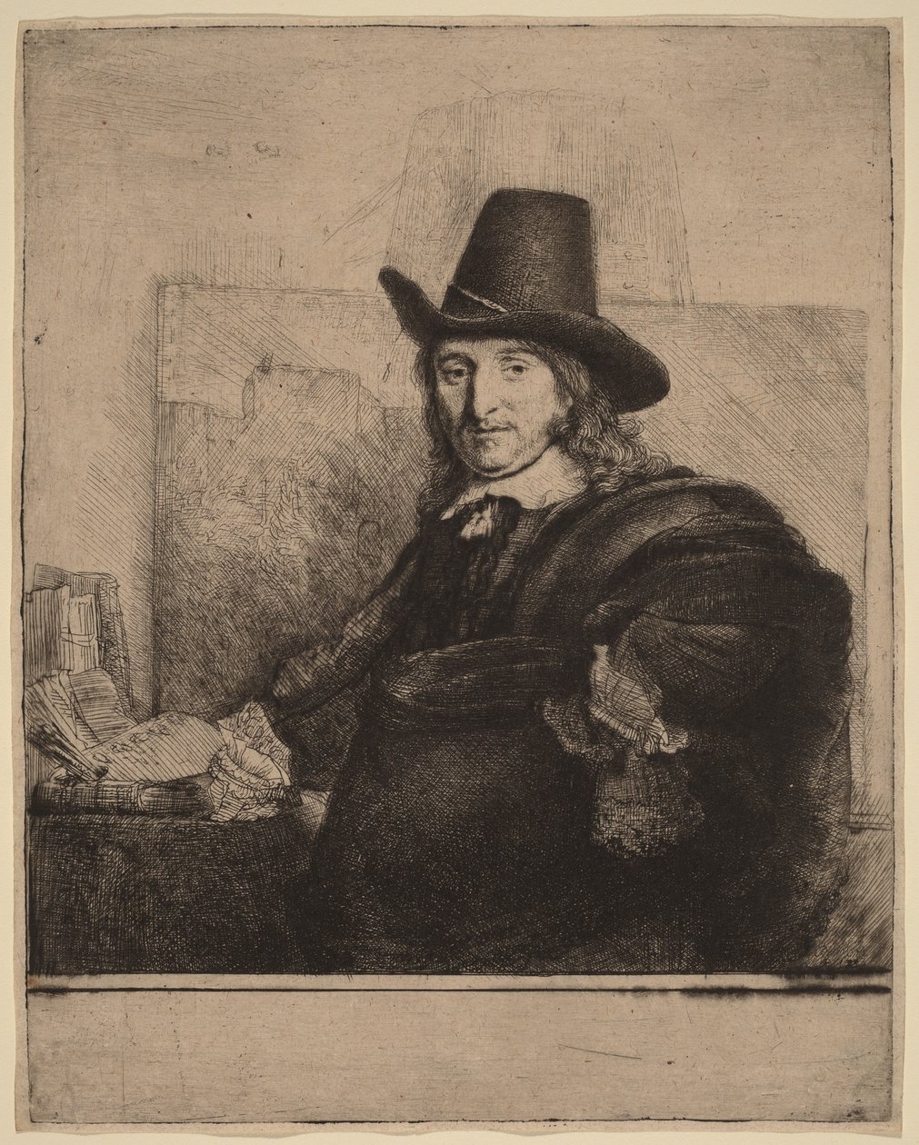 Jan Asselijn autorstwa Rembrandt van Rijn