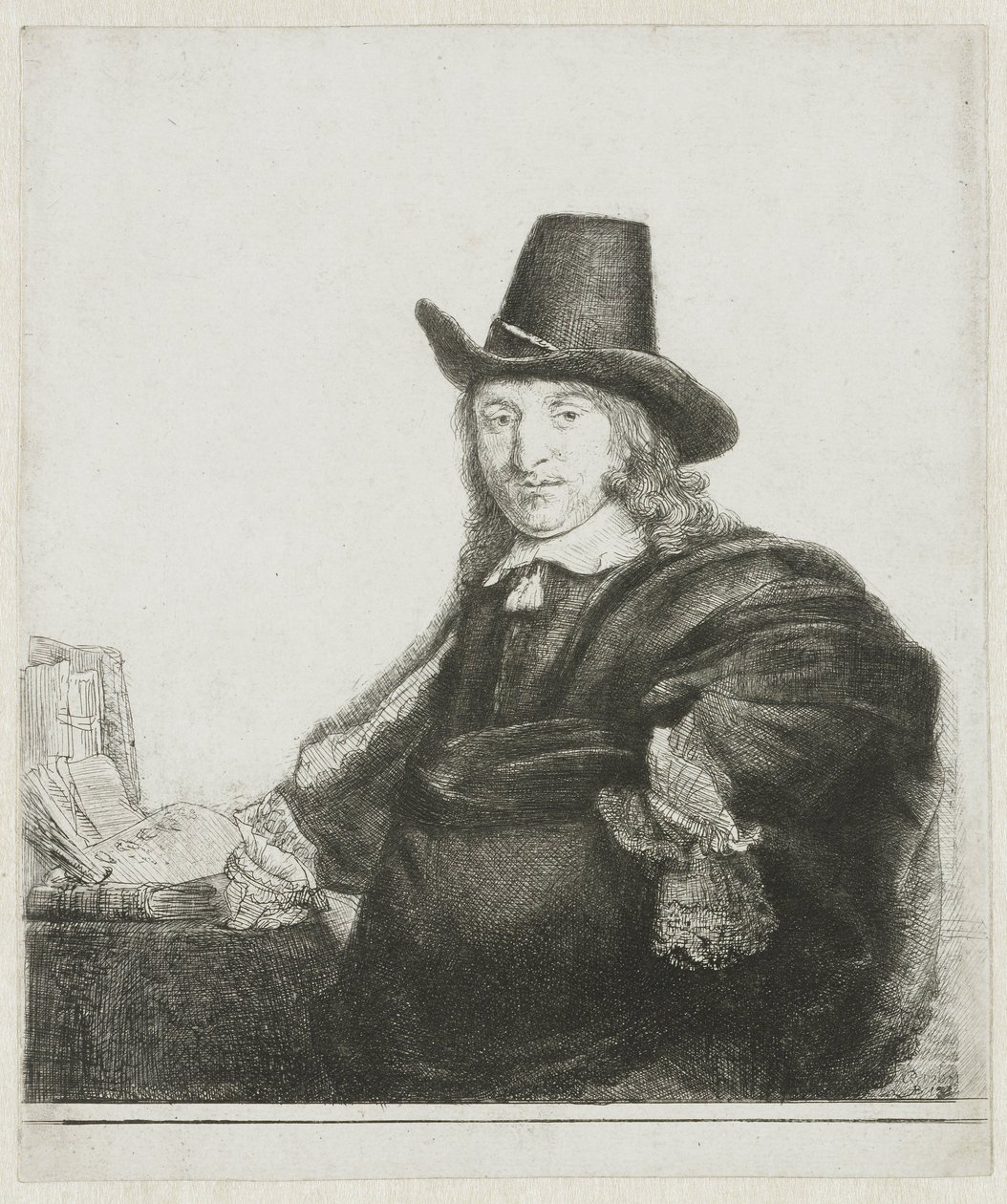 Jan Asselijn, malarz autorstwa Rembrandt van Rijn