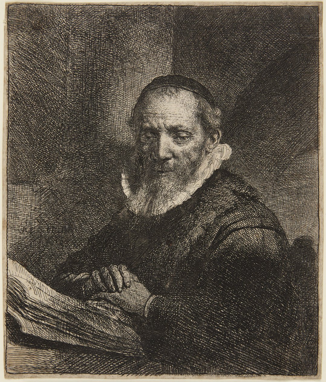 Jan Cornelis Sylvius autorstwa Rembrandt van Rijn