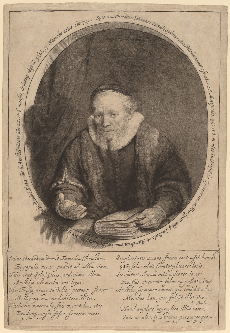 Jana Kornelisza. Sylwiusz autorstwa Rembrandt van Rijn