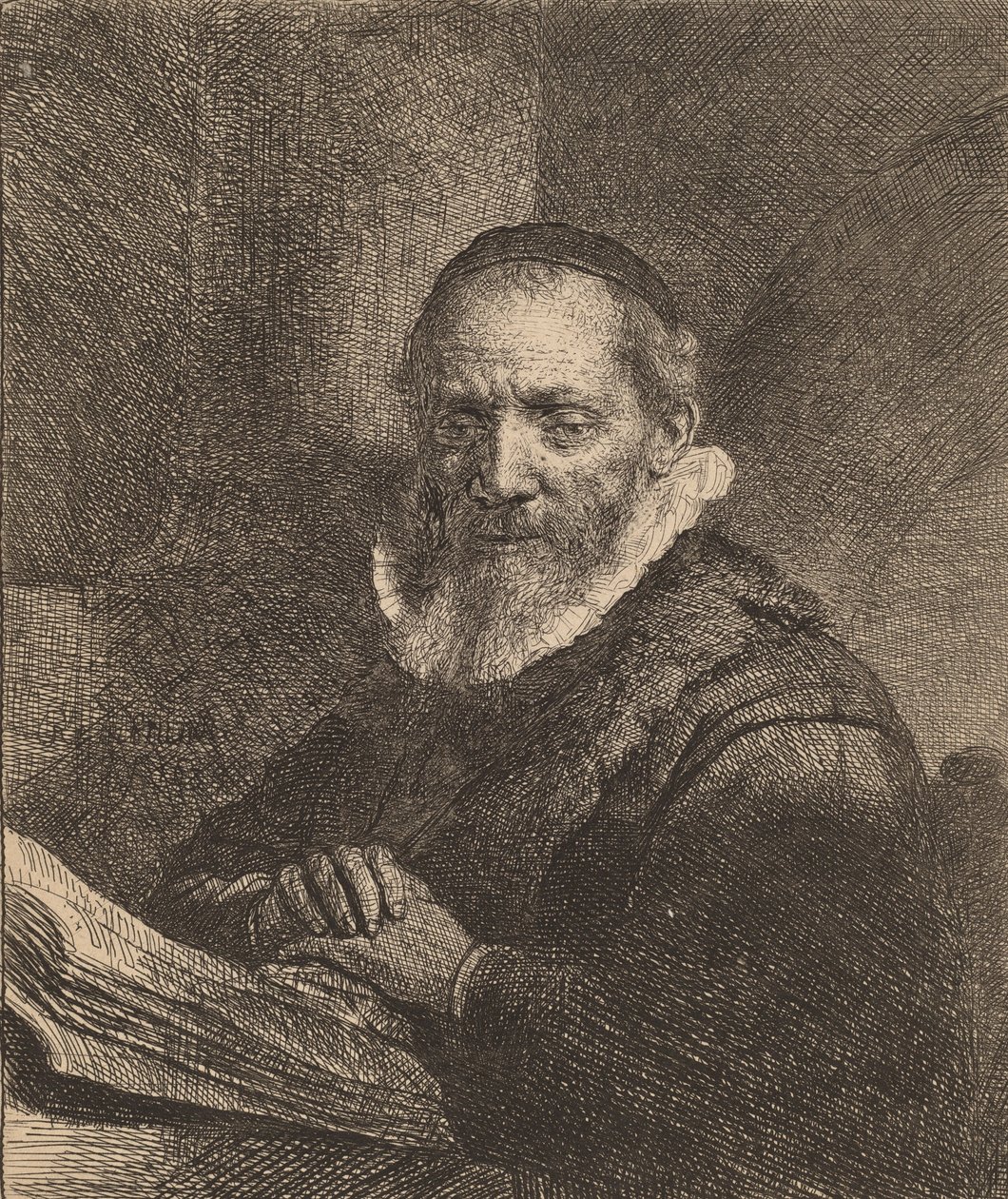 Jana Kornelisza. Sylwiusz, 1633. autorstwa Rembrandt van Rijn