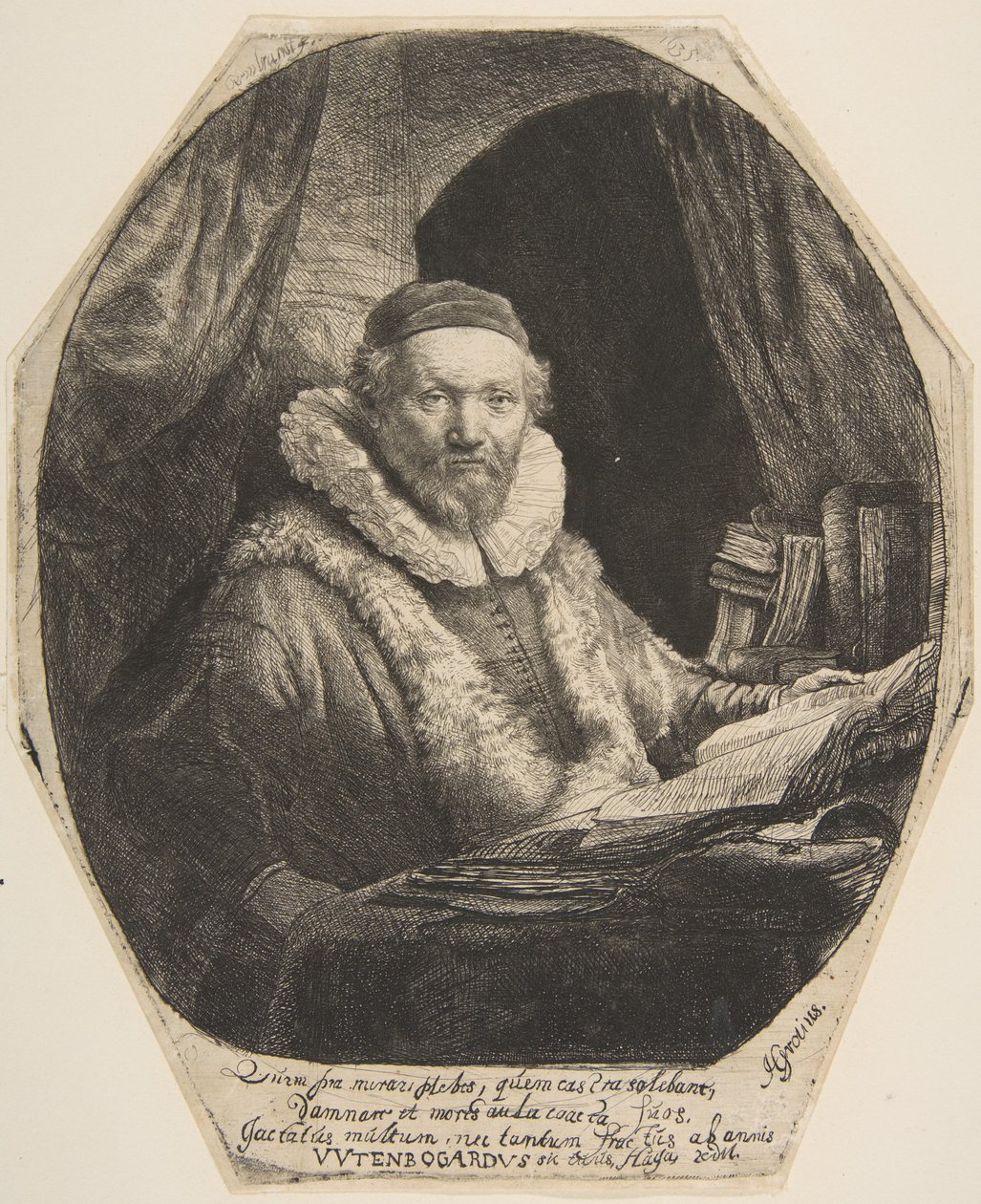 Jana Uytenbogaerta. autorstwa Rembrandt van Rijn