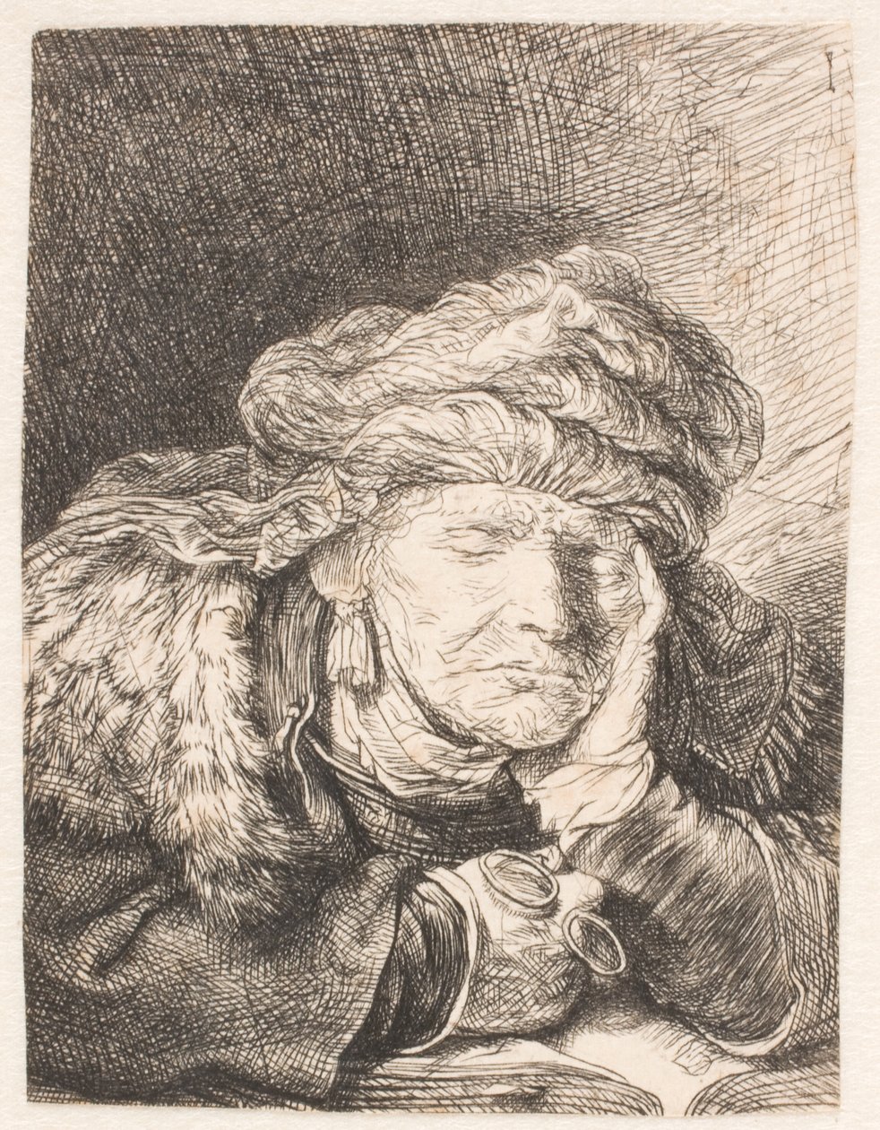 Jan Uytenbogaert, kaznodzieja sekty remonstartów Arminian autorstwa Rembrandt van Rijn