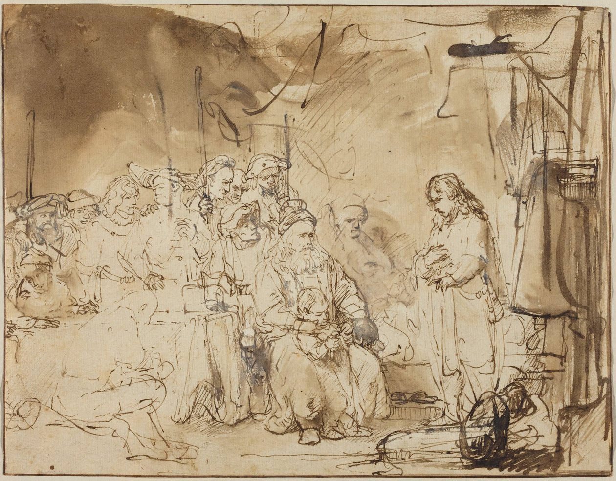 Józef opowiada o swoich snach autorstwa Rembrandt van Rijn