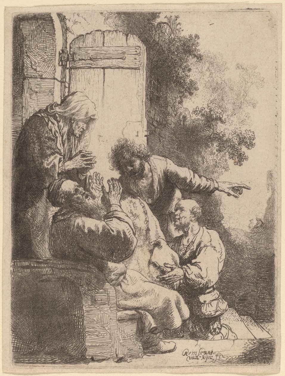 Płaszcz Józefa przywieziony do Jakuba autorstwa Rembrandt van Rijn