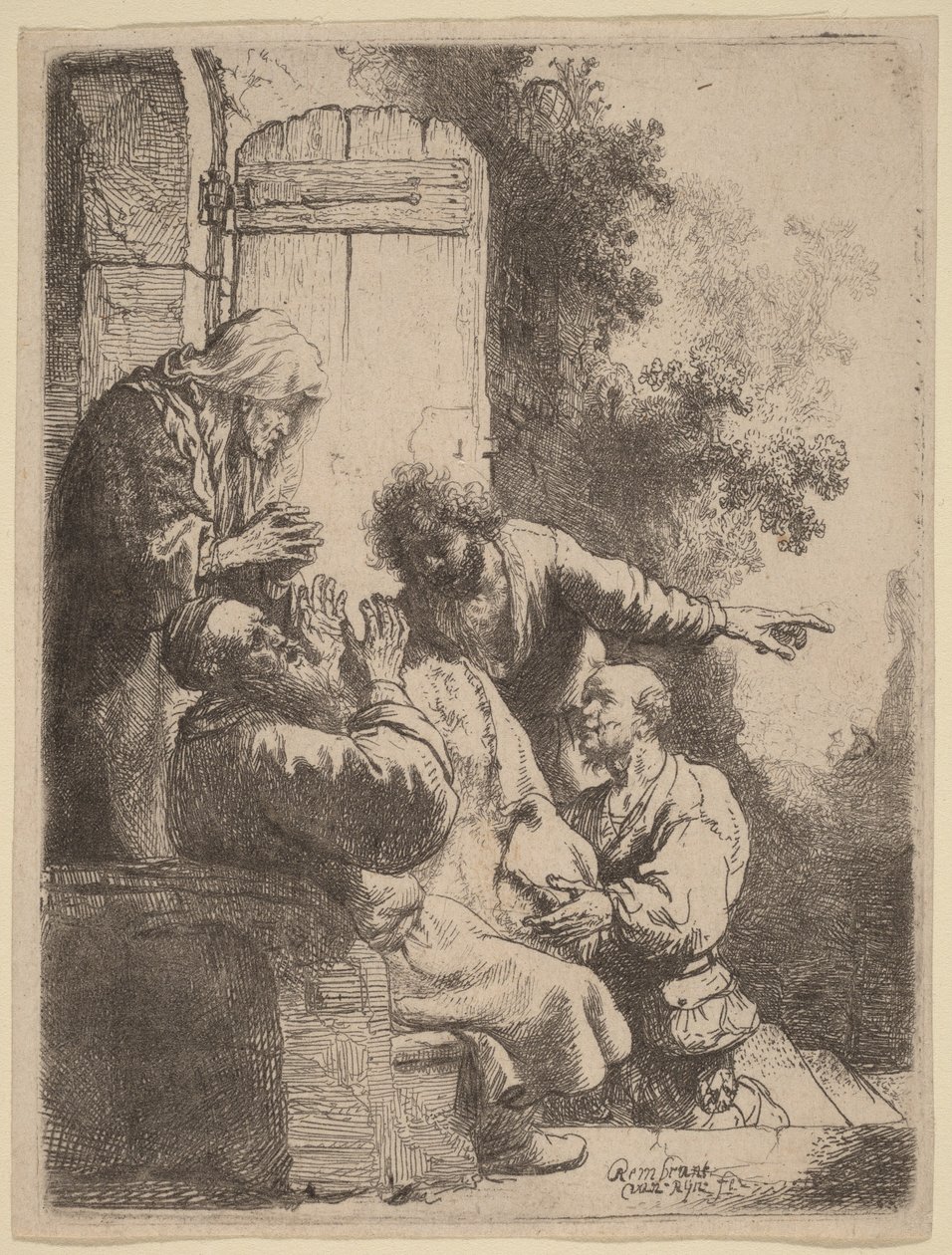 Płaszcz Józefa przyniesiony Jakubowi autorstwa Rembrandt van Rijn
