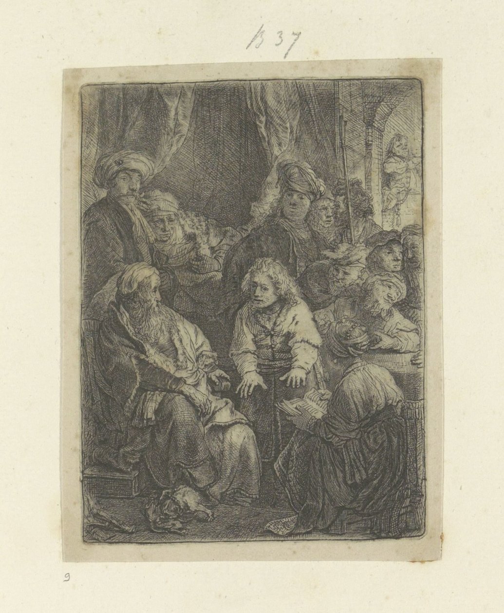 Józef opowiada swoje sny Recueil de quatre-vingt-cinq estampes originales (tytuł serii) autorstwa Rembrandt van Rijn