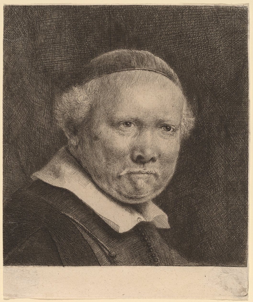 Lieven Willemsz van Coppenol: Większa płyta autorstwa Rembrandt van Rijn