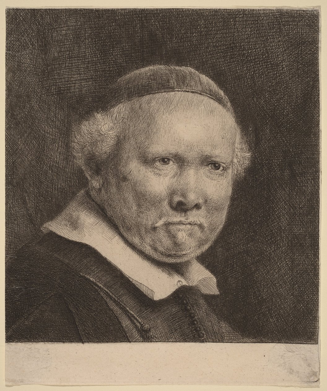 Lieven Willemsz van Coppenol: „The Larger Plate” autorstwa Rembrandt van Rijn