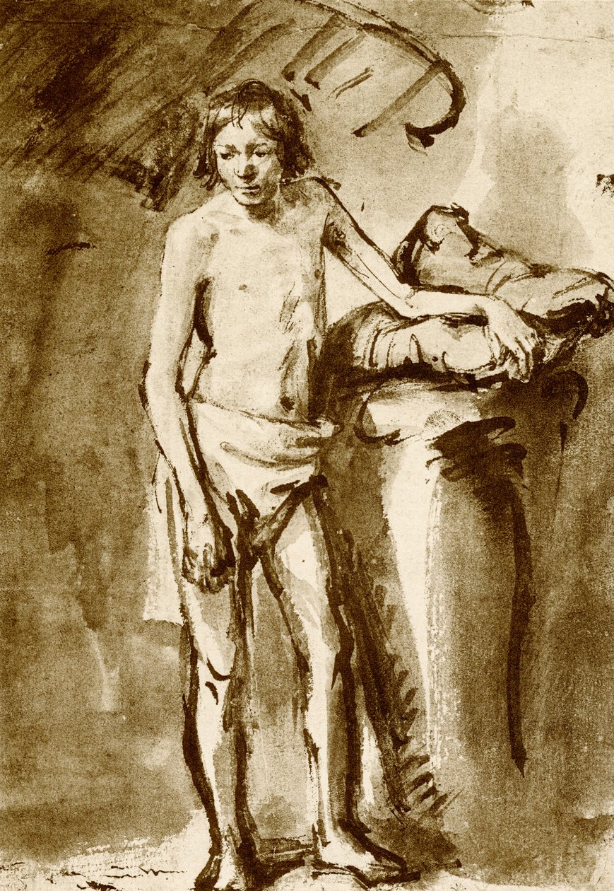 Rysunek nago dla młodzieży autorstwa Rembrandt van Rijn