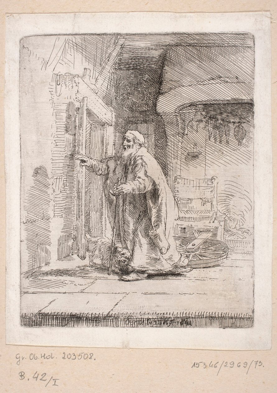 Ociemniały Tobiasz autorstwa Rembrandt van Rijn