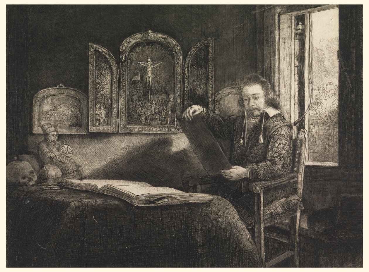 Portret Abrahama Frencha autorstwa Rembrandt van Rijn
