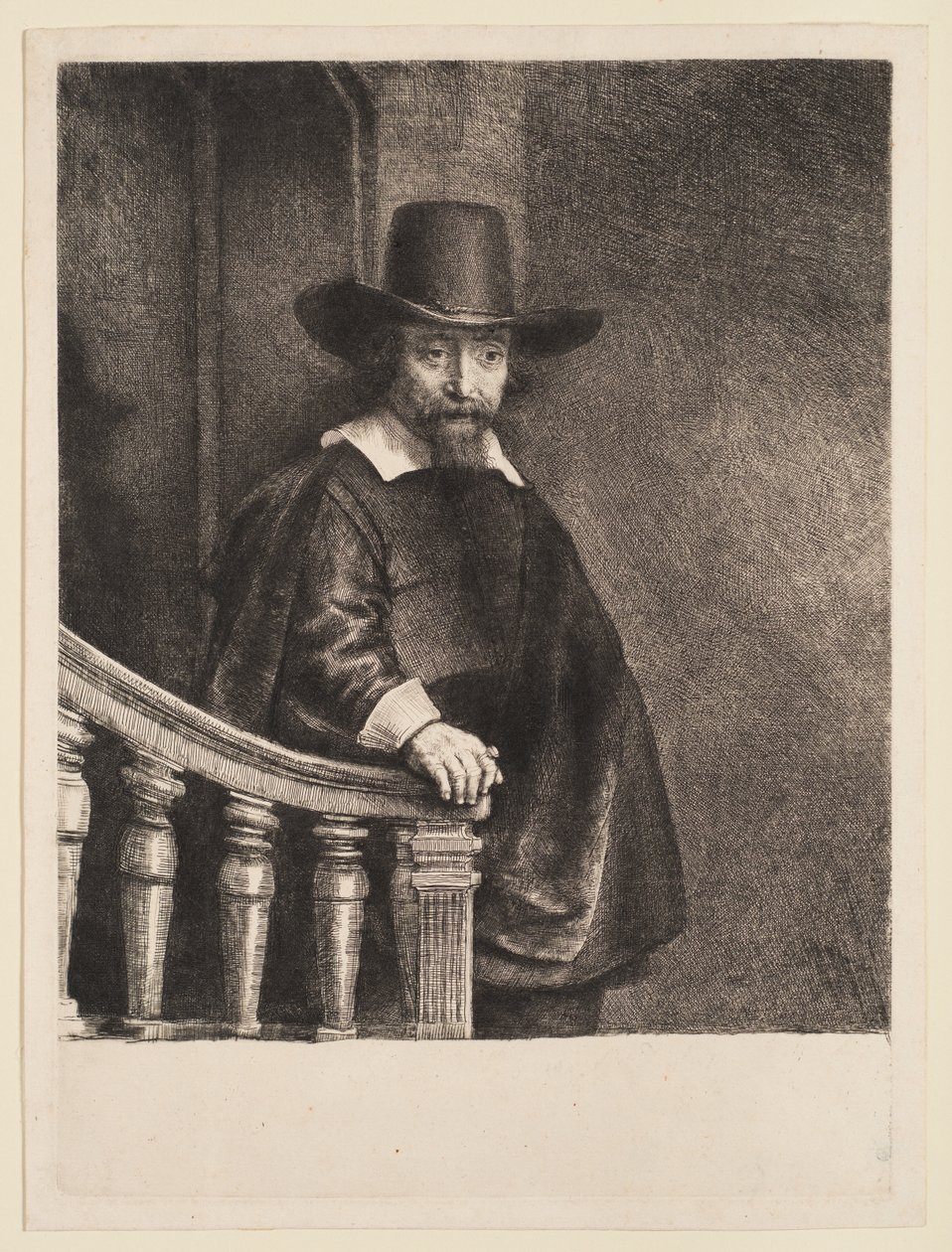 Portret Ephraima Bueno autorstwa Rembrandt van Rijn