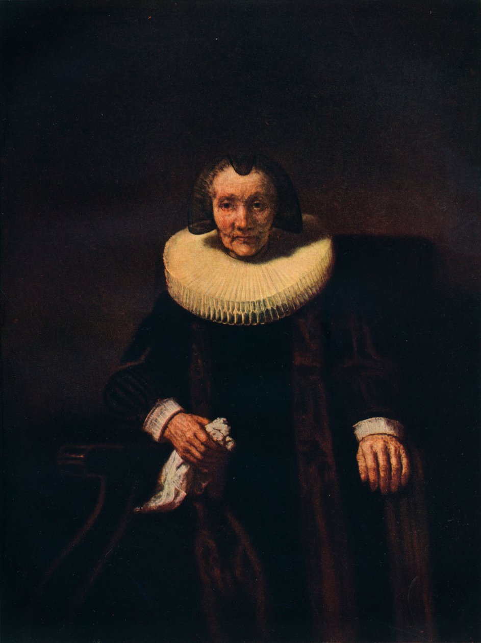 Portret Margarethy de Geer, żony Jakuba Tripa, ok. 1661 r. autorstwa Rembrandt van Rijn