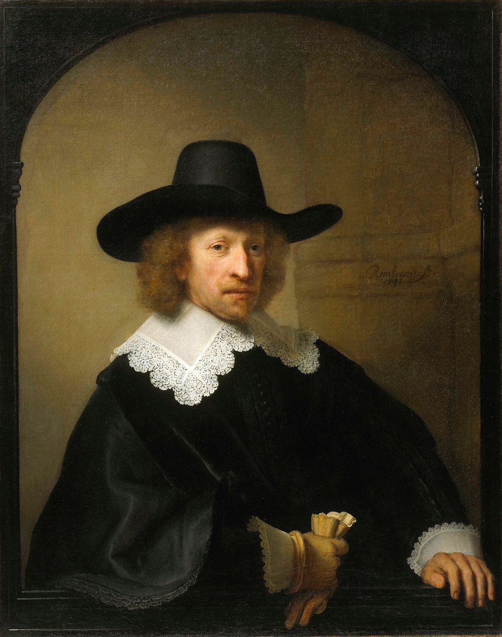 Portret Nicolaesa van Bambeecka, 1641. autorstwa Rembrandt van Rijn