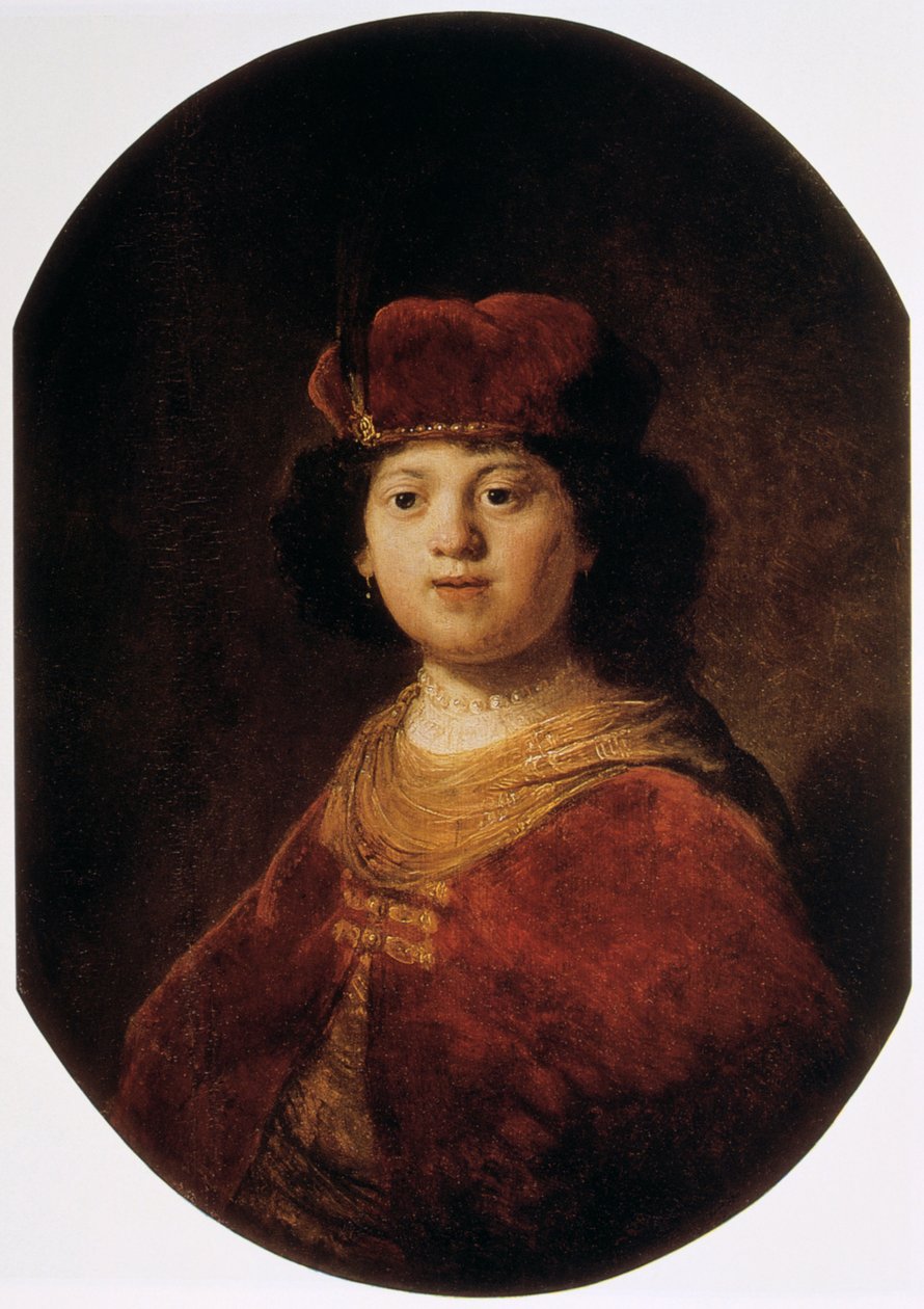 Portret chłopca, XVII w. autorstwa Rembrandt van Rijn