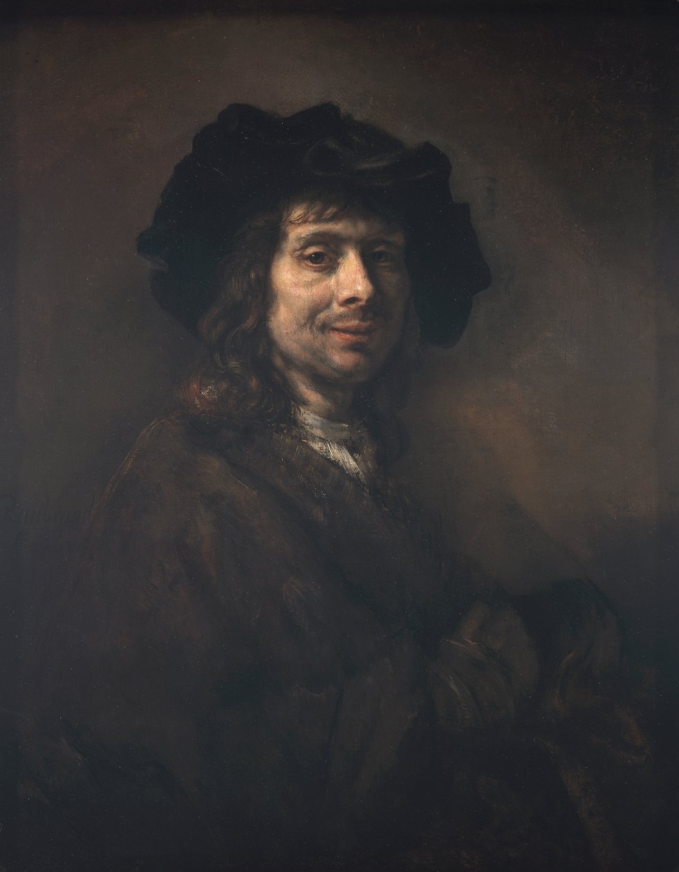 Portret młodego mężczyzny (być może artysty) autorstwa Rembrandt van Rijn