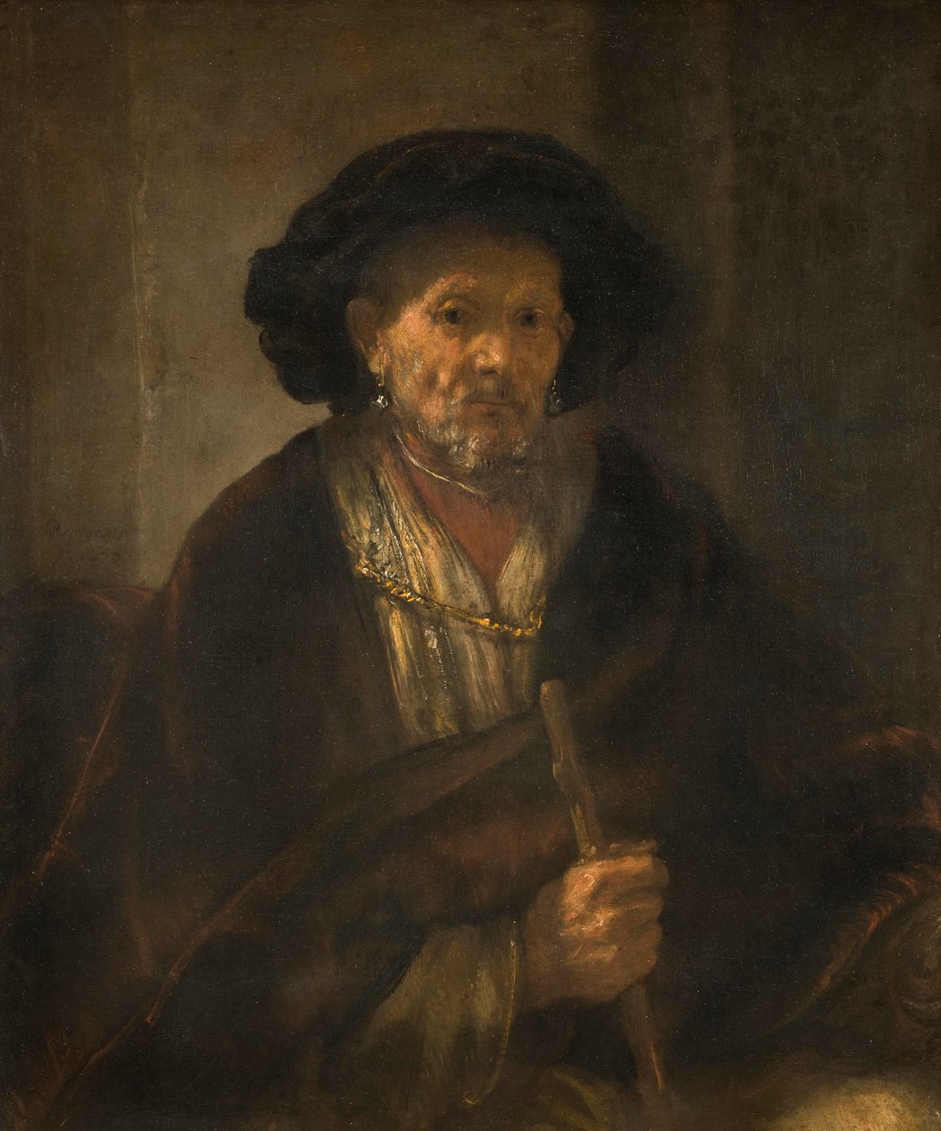 Portret starego człowieka, 1655 autorstwa Rembrandt van Rijn