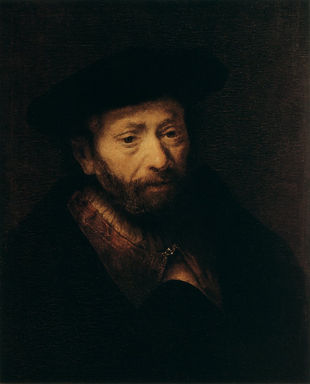 Portret starca, XVII w. autorstwa Rembrandt van Rijn