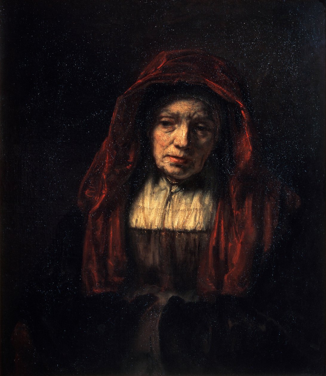 Portret starej kobiety, 1654. autorstwa Rembrandt van Rijn
