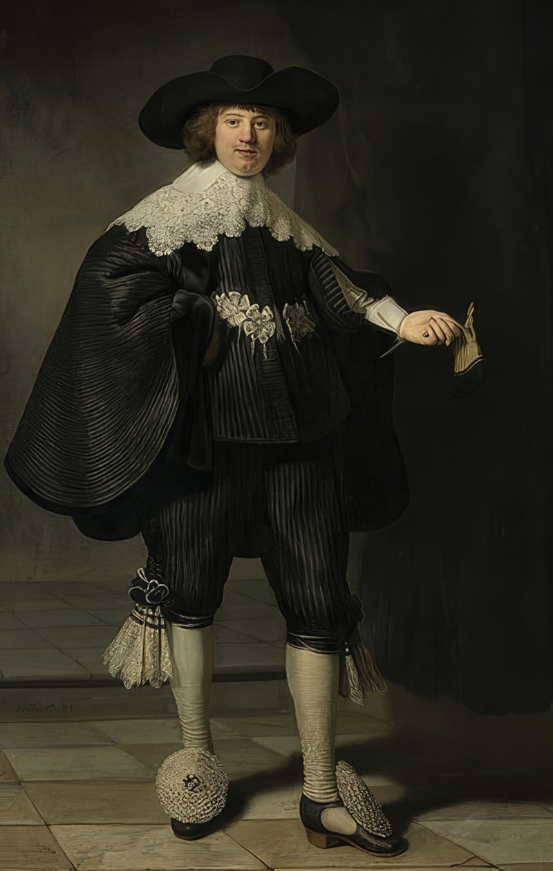 Portret Kuny Soolmansa. 1634 autorstwa Rembrandt van Rijn