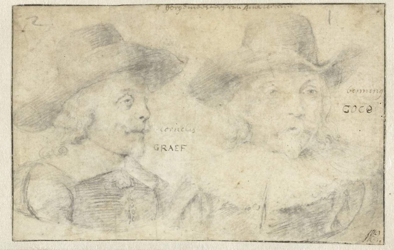 Portrety Cornelisa de Graeffa i Fransa Banningha Cocq autorstwa Rembrandt van Rijn