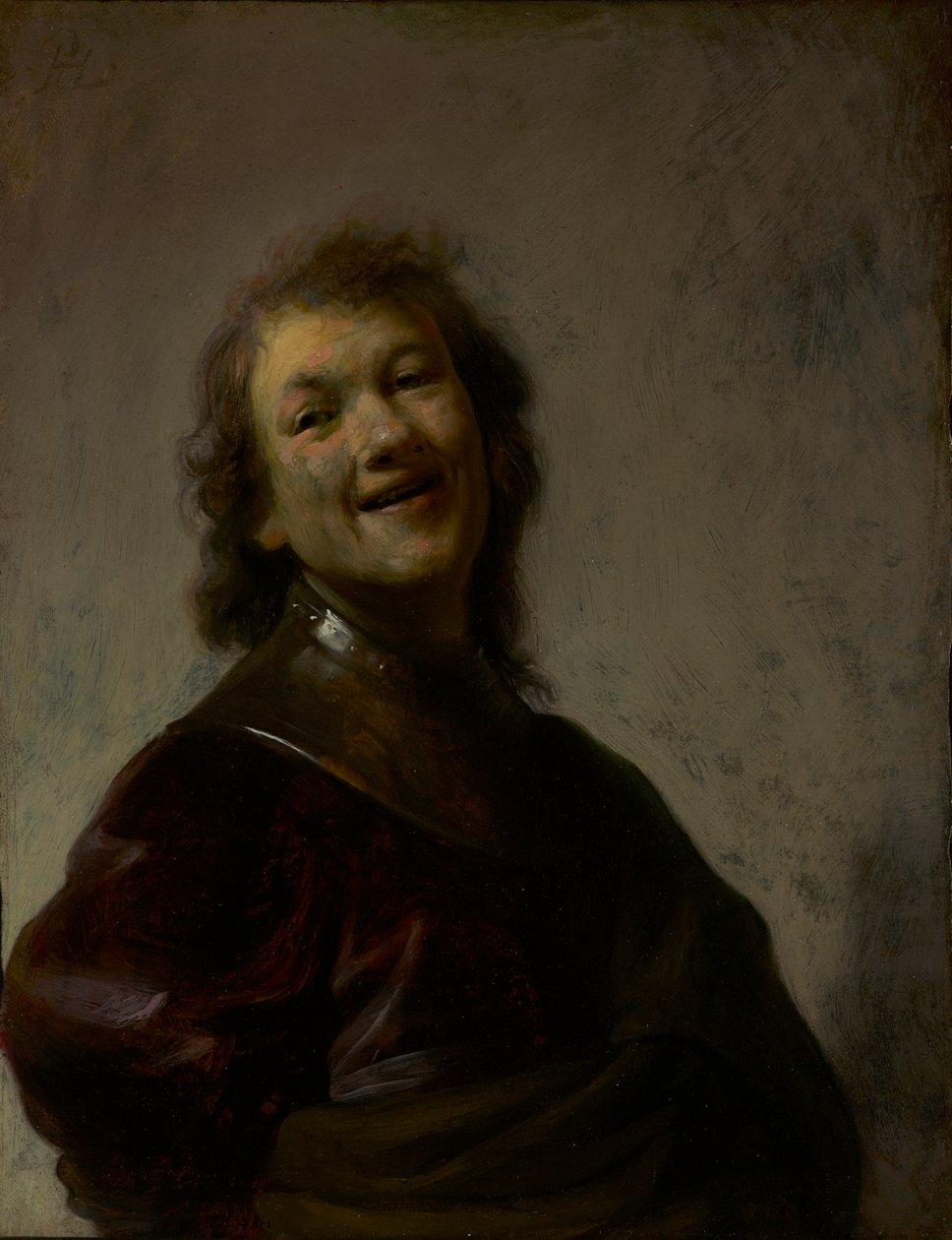 Śmiech Rembrandta, ok. 1930 1628 (olej na miedzi) autorstwa Rembrandt van Rijn
