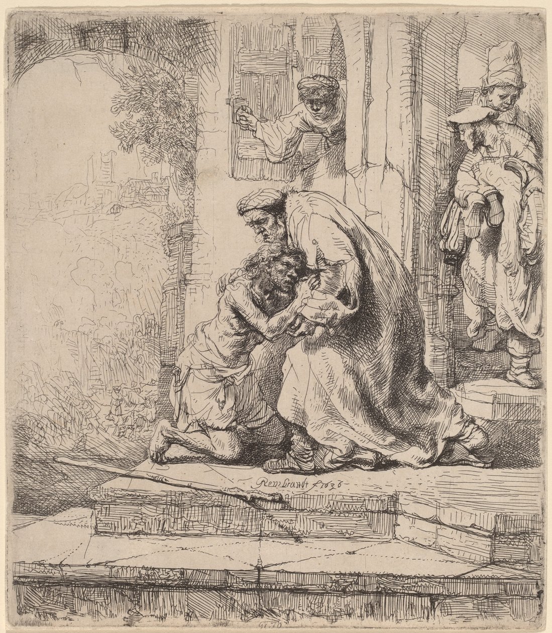 Powrót syna marnotrawnego autorstwa Rembrandt van Rijn