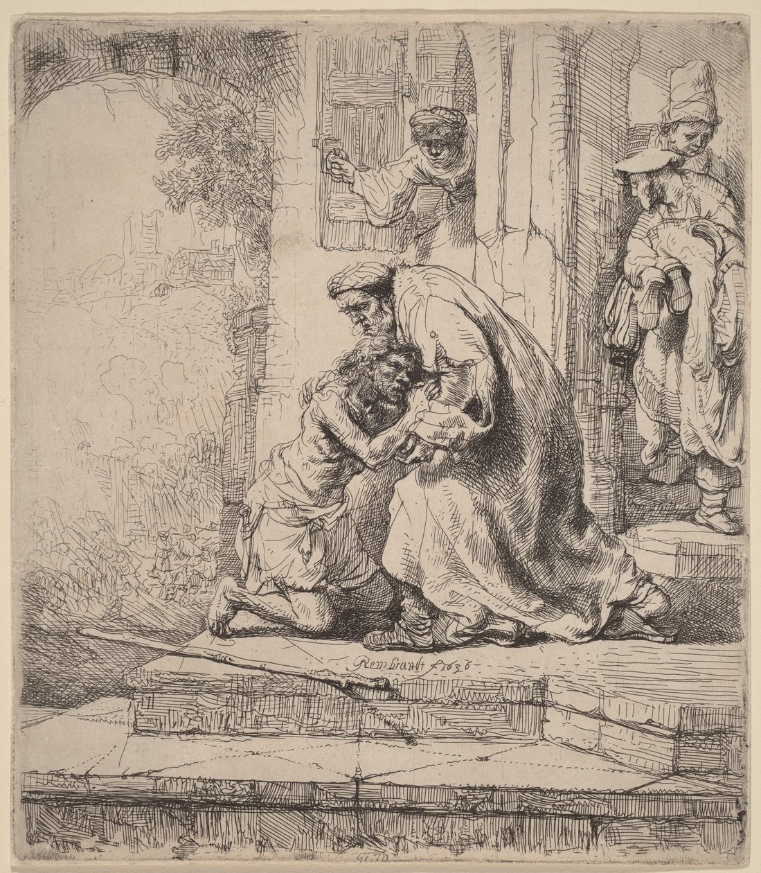 Powrót syna marnotrawnego autorstwa Rembrandt van Rijn