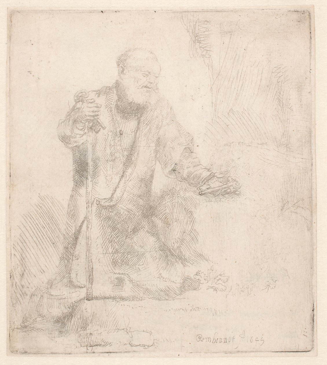 Św. Piotr w pokucie autorstwa Rembrandt van Rijn