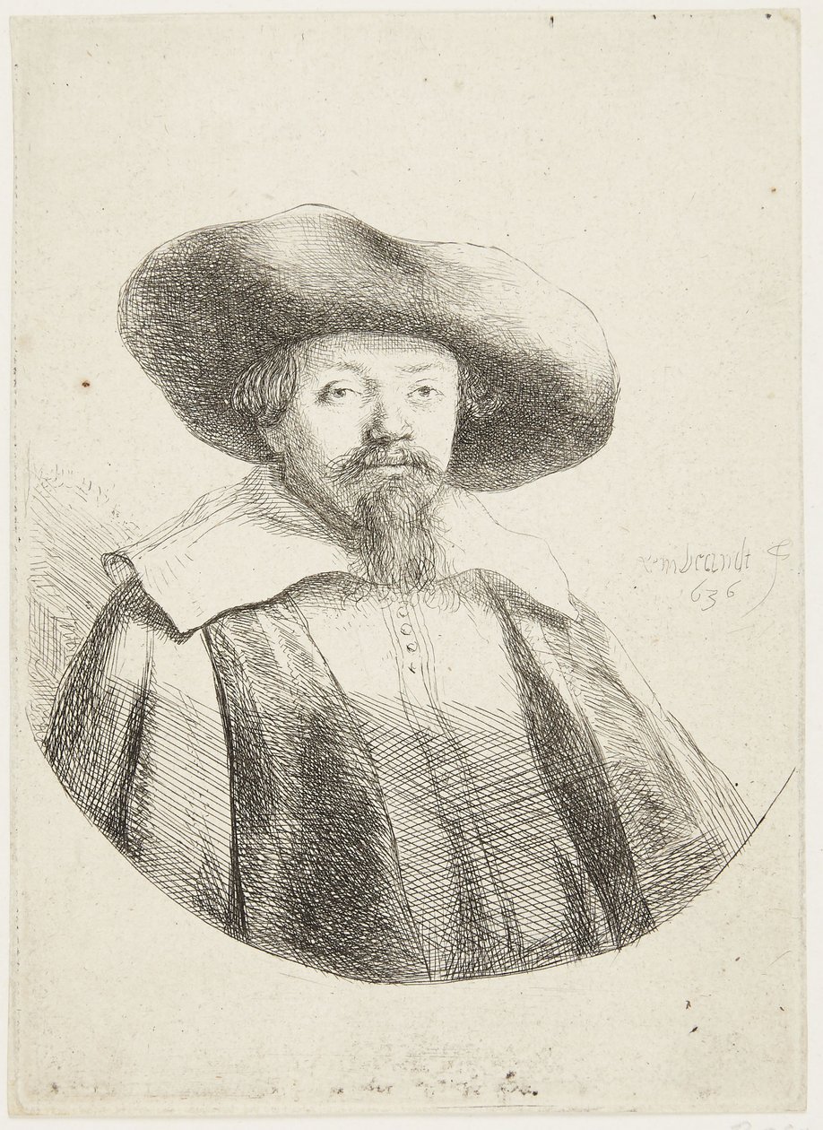 Samuel Manasseh Ben Israel autorstwa Rembrandt van Rijn