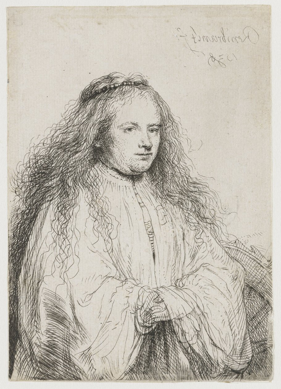 Saskia jako św Katarzyny Aleksandryjskiej Św Katarzyna („Mała żydowska panna młoda”) autorstwa Rembrandt van Rijn