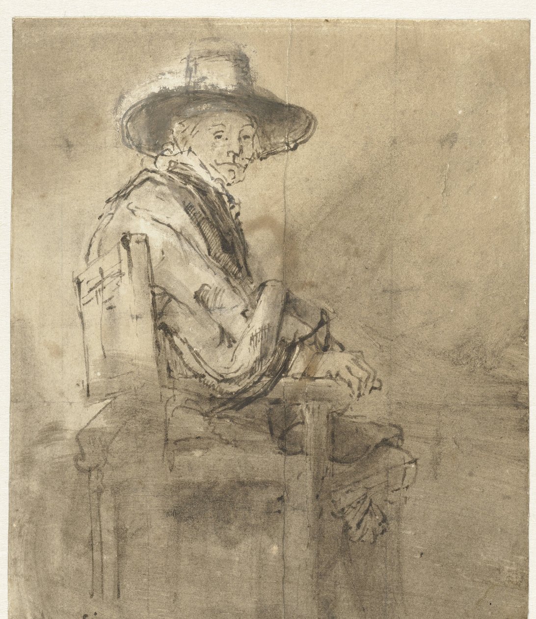 Siedzący syndyk: Jacob van Loon Syndyk Gildii Draperów, Jacob van Loon, Siedzący autorstwa Rembrandt van Rijn