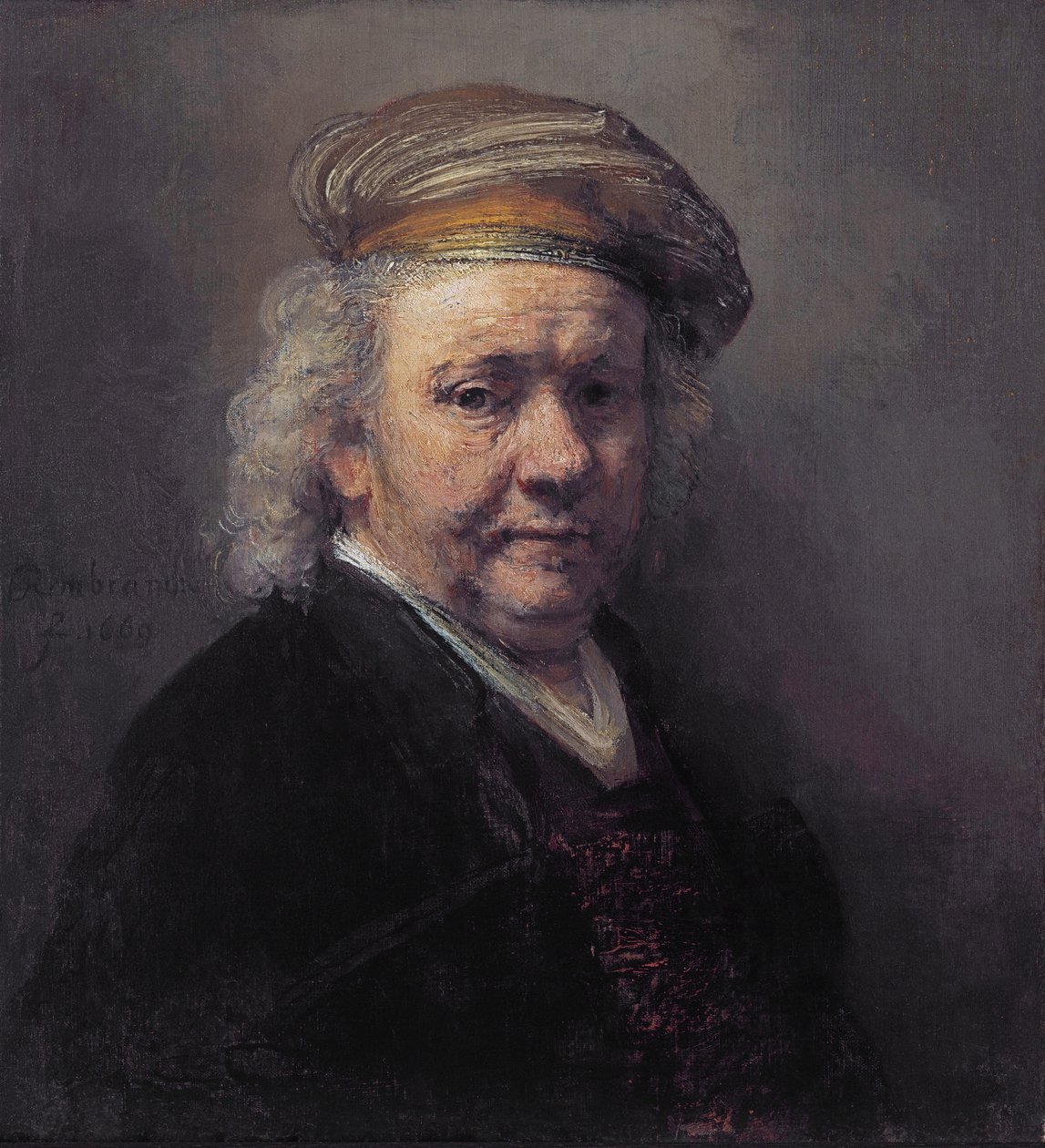 Autoportret, 1669 autorstwa Rembrandt van Rijn