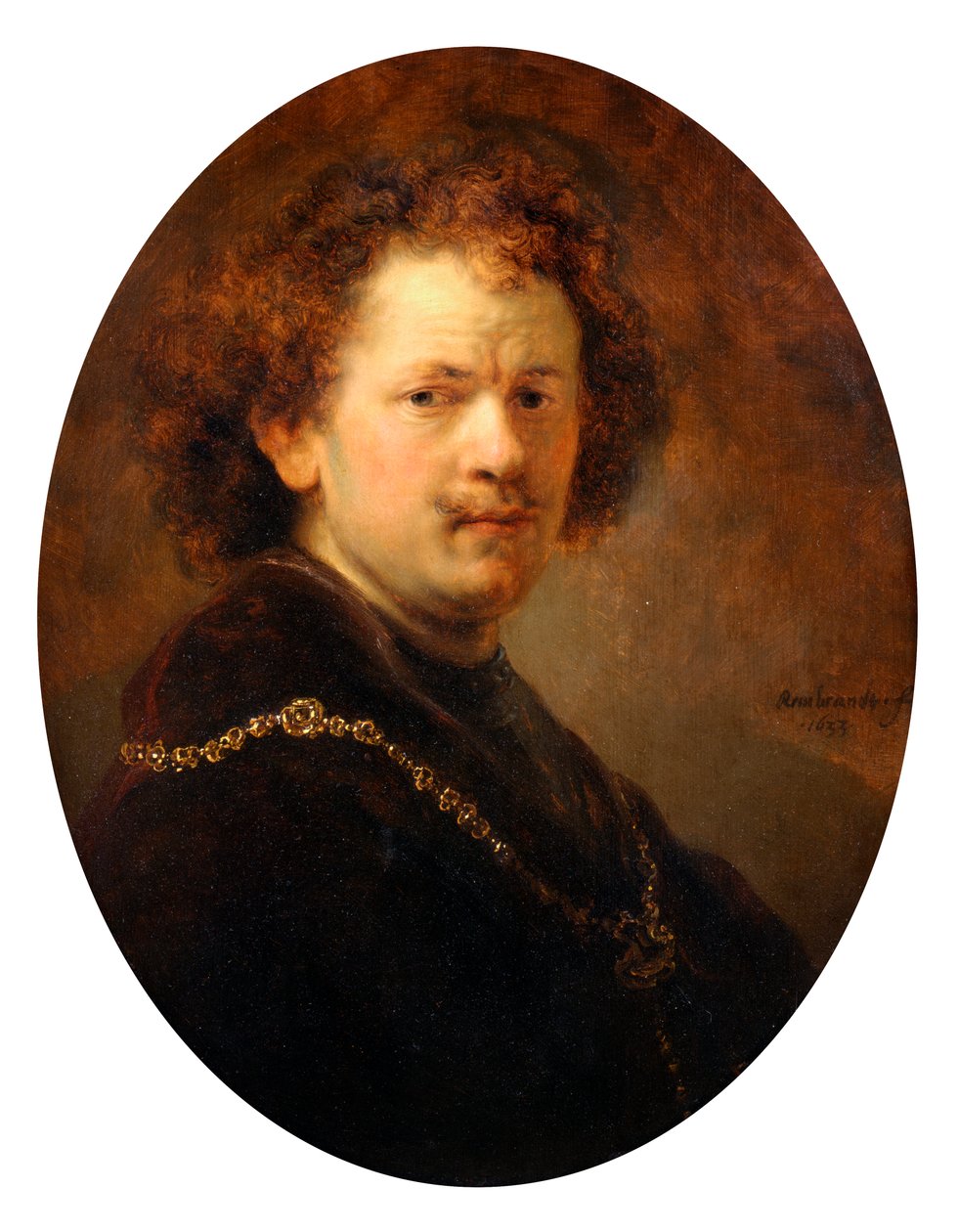 Autoportret, 1633 autorstwa Rembrandt van Rijn