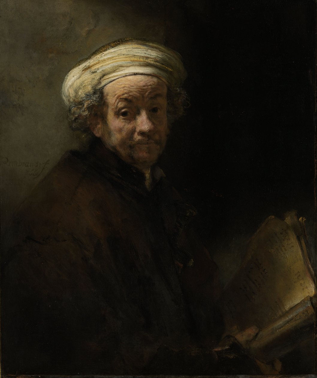 Autoportret jako apostoł Paweł, 1661 autorstwa Rembrandt van Rijn