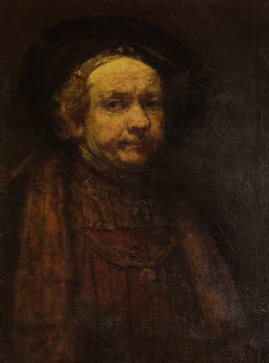 Autoportret, osoby starsze autorstwa Rembrandt van Rijn