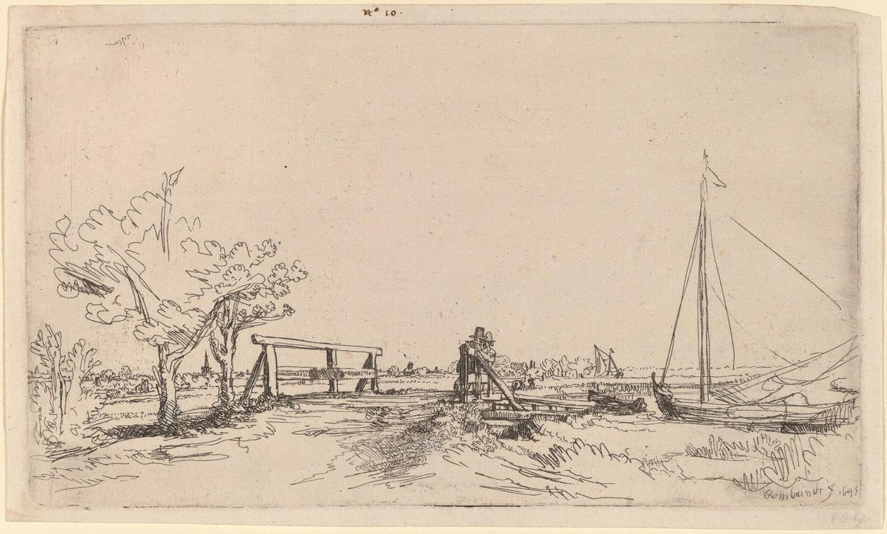 Most Sześciu autorstwa Rembrandt van Rijn