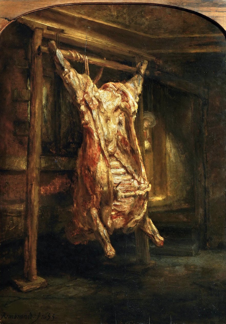 Zabity wół, 1655. autorstwa Rembrandt van Rijn