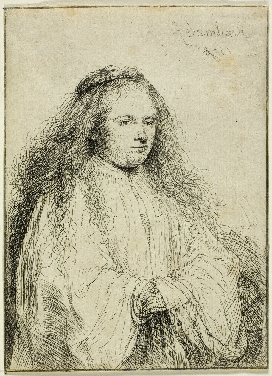 Św. Katarzyna (Mała żydowska panna młoda) autorstwa Rembrandt van Rijn