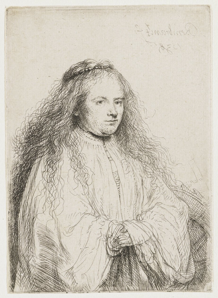 Św. Katarzyna („mała żydowska panna młoda”) autorstwa Rembrandt van Rijn