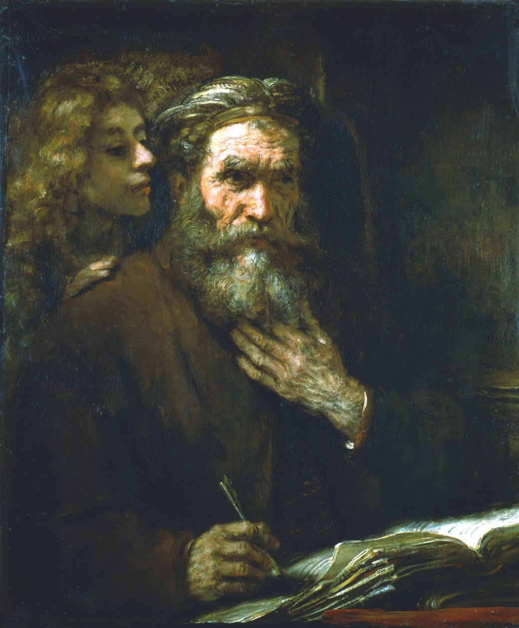 Św. Mateusz Ewangelista, 1661 autorstwa Rembrandt van Rijn