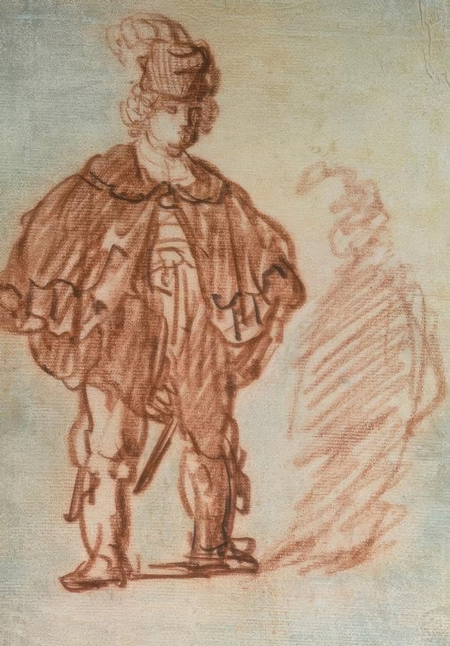 Stały aktor autorstwa Rembrandt van Rijn